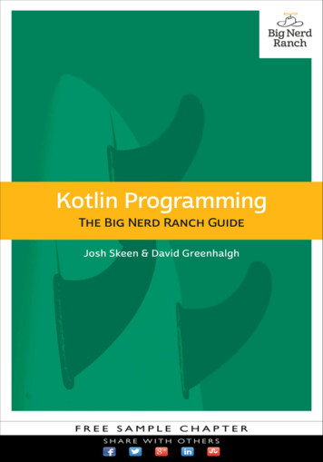 Kotlin Programming - The Big Nerd Ranch Guide - 