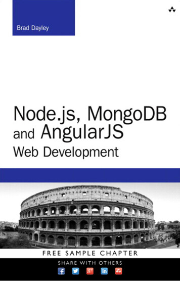 Node.js, MongoDB And AngularJS