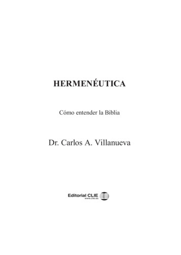 HERMENÉUTICA - Editorial Clie