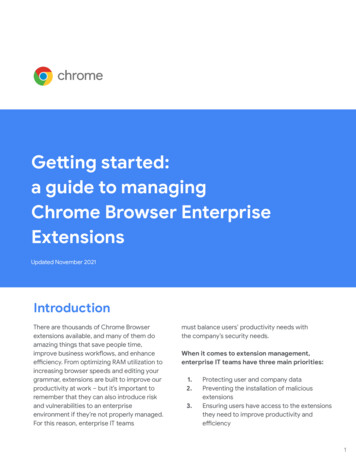 Extensions Chrome Browser Enterprise Updated November 2021 - Google