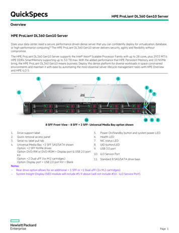 HPE ProLiant DL360 Gen10 Server - Citrix Ready Marketplace