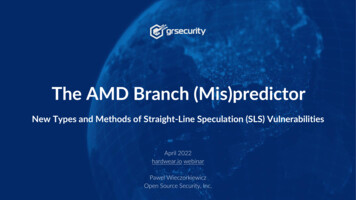 The AMD Branch (Mis)predictor - Grsecurity