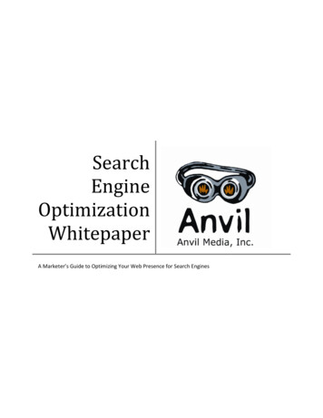 Search Engine Optimization Whitepaper - Anvil Media