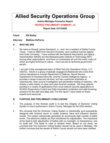 Allied Security Operations Group - DePerno Law Office, PLLC
