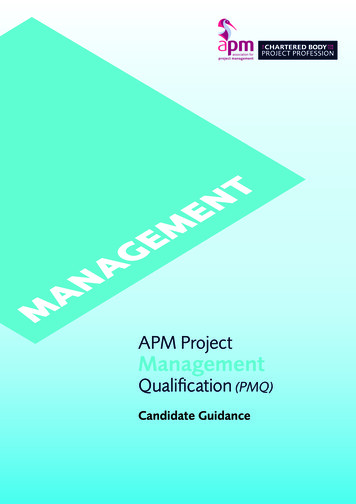 APM Project Management