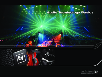 Audio Terminology Basics - Electro-Voice