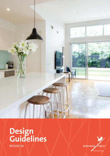 Design Guidelines - Brentwoodforest .au