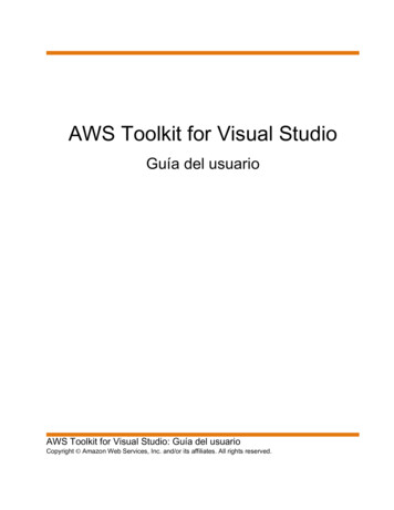 AWS Toolkit For Visual Studio - User Guide