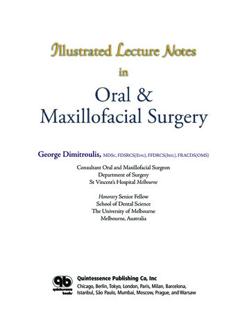 In Oral And Maxillofacial Surgery - Quintpub 