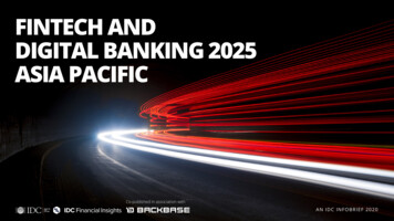 FINTECH AND DIGITAL BANKING 2025 ASIA PACIFIC