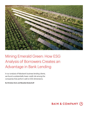 Mining Emerald Green: How ESG Analysis Of 