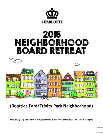 (Beatties Ford/Trinity Park Neighborhood) - Charlotte, North Carolina