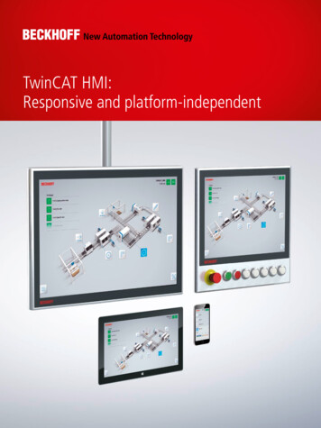 TwinCAT HMI: Responsive And Platform-independent