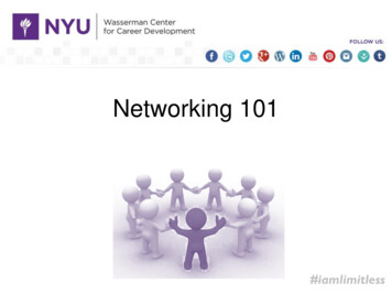 Networking 101 - NYU Langone Health