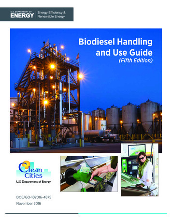 Biodiesel Handling And Use Guide (Fifth Edition)