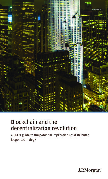 Blockchain And The Decentralization Revolution