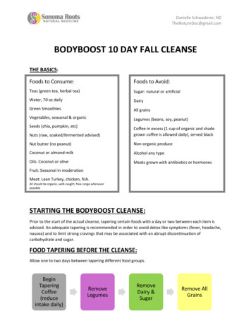 BODYBOOST 10 DAY FALL CLEANSE - Sonoma Roots
