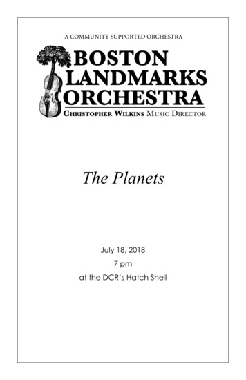 The Planets - Landmarks Orchestra Program