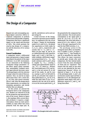 The Design Of A Comparator [The Analog Mind]
