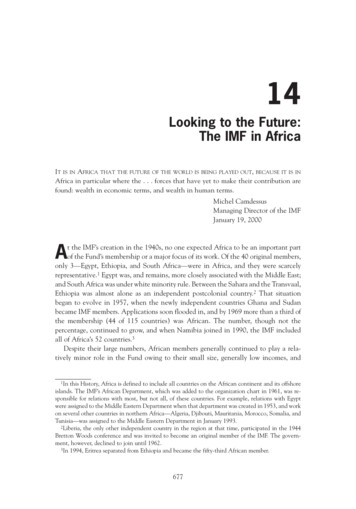 Looking To The Future: The IMF In Africa