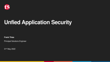 UnfiedApplication Security