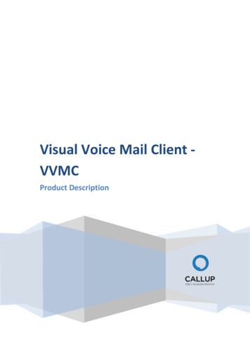 Visual Voice Mail Client - VVMC - CALLUP