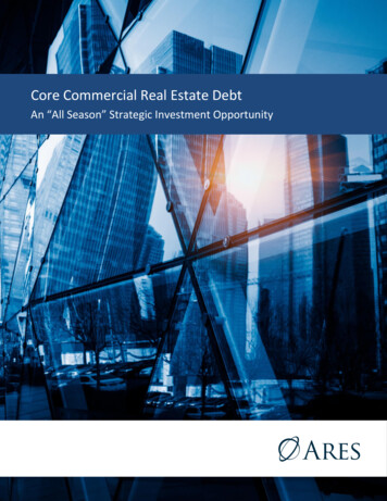 Core Commercial Real Estate Debt - Ares Management