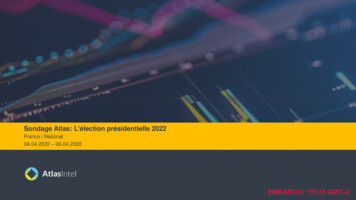 Sondage Atlas: L élection Présidentielle 2022 - Atlas Intel
