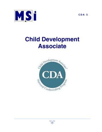 Child Development Associate - Miami Coral Park Senior High .