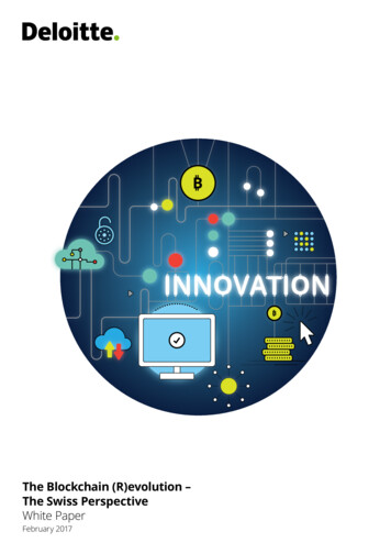 Innovation Blockchain Revolution - Deloitte US