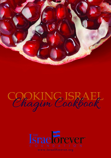 CKING ISRAE Chagim Cookbook - Israel Forever