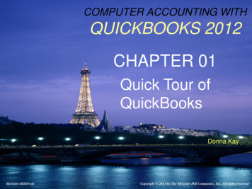 Computer Accounting With QuickBooks Pro 2011 - MCCC