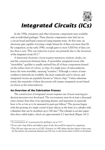 Integrated Circuits (ICs) - University Of Arkansas