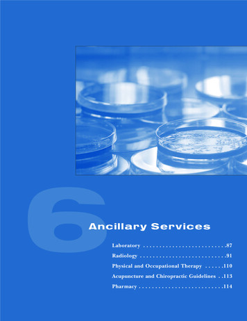 Ancillary Services - Oxhp 