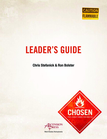 Chosen Leaders Guide - Confirmationstudy 