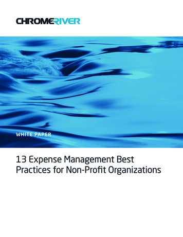 13 Expense Management Best Practices For Non-Profit Organizations