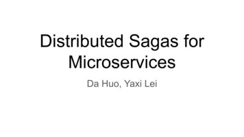Distributed Sagas For Microservices