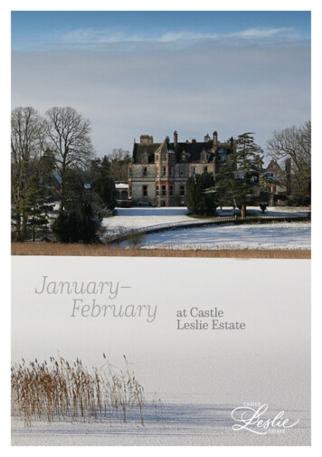 January– February At Castle Leslie Estate