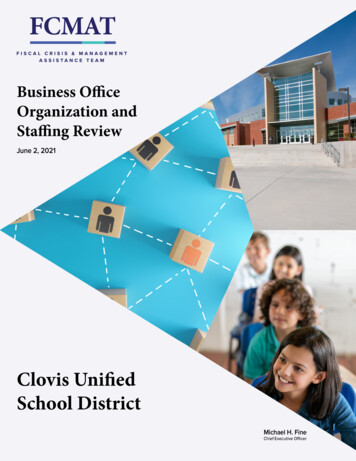 Clovis Unified School District - FCMAT