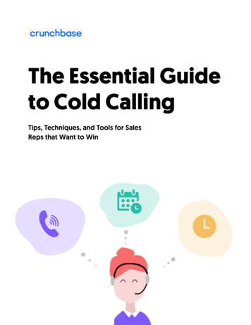 The Essential Guide To Cold Calling - Crunchbase