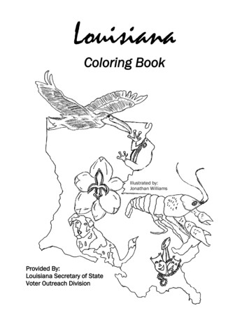 Coloring Book - Louisiana