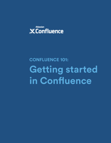 CONFLUENCE 101: Getting Started - Atlassian