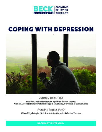 COPING WITH DEPRESSION - Beckinstitute 