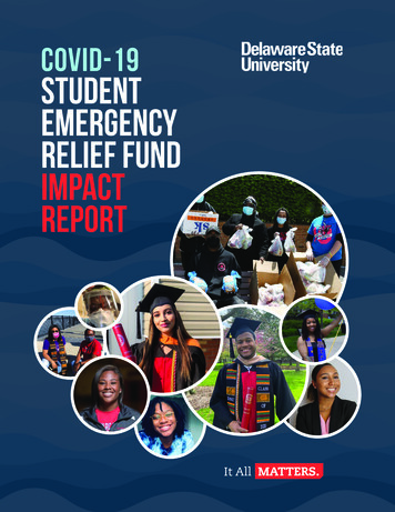 COVID-19 Response Report Book - Delaware State University