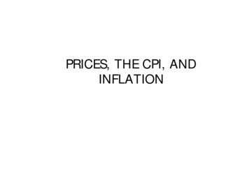PRICES, THE CPI, AND INFLATION - University Of Alaska System
