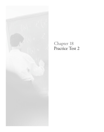Chapter 18 Practice Test 2 - Penguin Random House