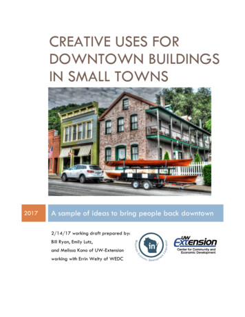 Creative Uses For Downtown Buildings In Small Towns