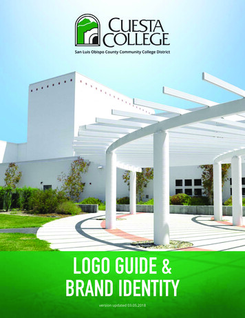 LOGO GUIDE & BRAND IDENTITY - Cuesta College