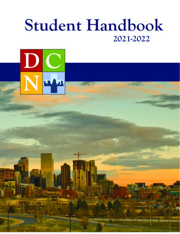 Student Handbook - Denvercollegeofnursing.edu