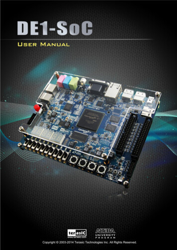 DE1-SoC User Manual - Intel